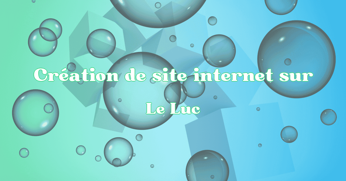 Création de site internet à Le Luc en 2025