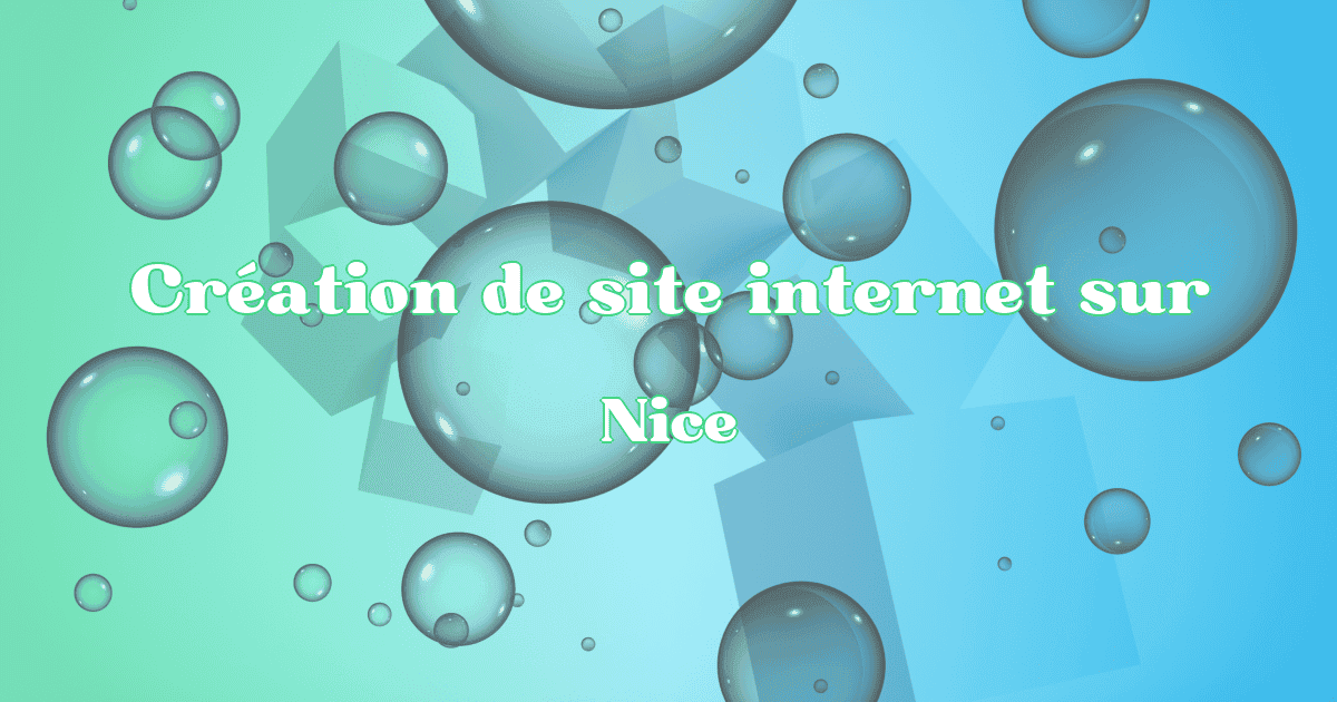 Création de site internet à Nice en 2025